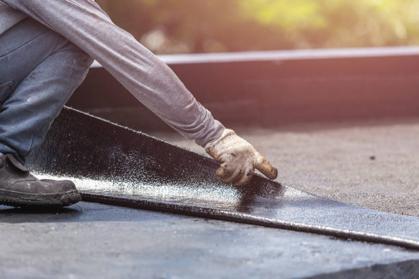 Professional Exterior Waterproofing technician working in Corning, OH